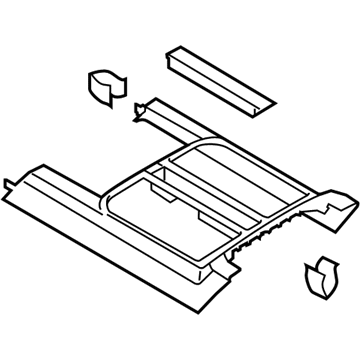 Ford FL3Z-15045A76-CA Panel Assembly - Console