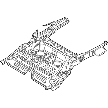 Ford 5F9Z-7411215-BB Pan Assembly - Floor