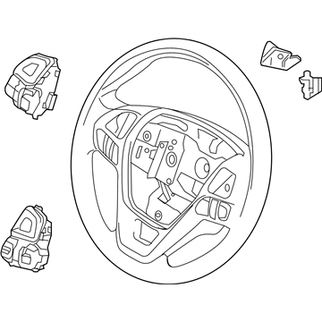 Ford Steering Wheel - FB5Z-3600-PA