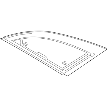 Ford DP5Z-5429710-B Glass - Quarter Window