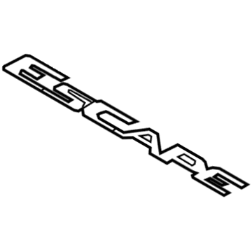 Ford GJ5Z-9942528-C Name Plate