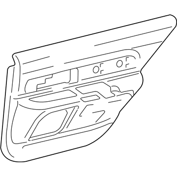 Ford 6F9Z-7427407-AB Panel Assembly - Door Trim