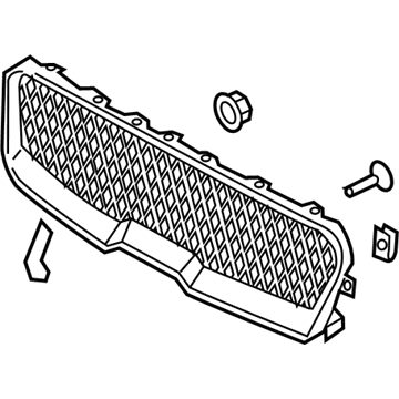 Ford GD9Z-8200-CA Grille Assembly - Radiator