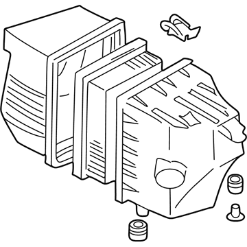 Ford 5L8Z-9600-AA Cleaner Assembly - Air