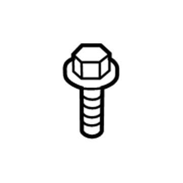 Ford -W717965-S439 Screw And Lockwasher - Round Head