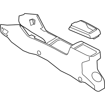 Ford 8S4Z-54045A36-CB Panel Assembly - Console