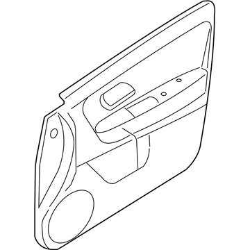 Ford 5E6Z-7823942-CAA Panel - Door Trim - Lower