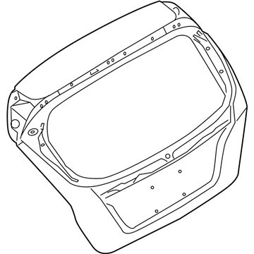 Ford AE8Z-5840110-A Door Assembly - Luggage Compartment