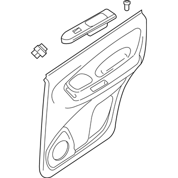 Ford 9L8Z-7827407-EA Panel Assembly - Door Trim