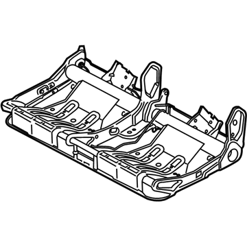 Ford EK4Z-9963161-L FRAME AND SPRING - RR SEAT CUS