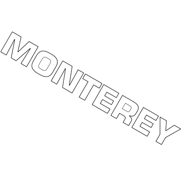 Mercury Monterey Emblem - 4F2Z-1742528-BA