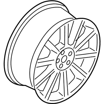 Ford GD9Z-1007-J Wheel Assembly