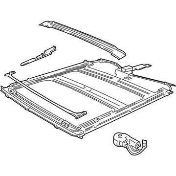 Ford 7L3Z-1651070-A Rail Assembly - Roof