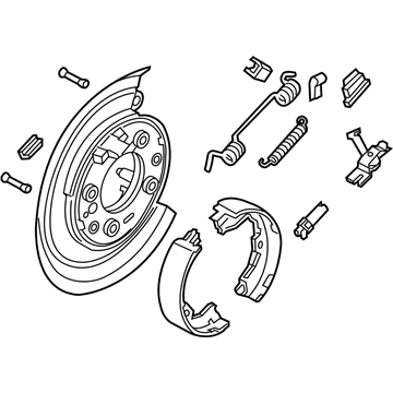 Ford 8C3Z-2209-A Brake Assembly - Rear