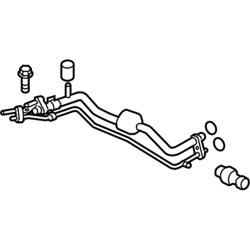 2010 Lincoln MKZ A/C Hose - 9E5Z-19835-C