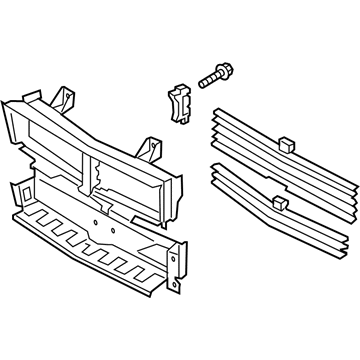 Ford JR3Z8475B SHUTTER ASY - RADIATOR CONTROL