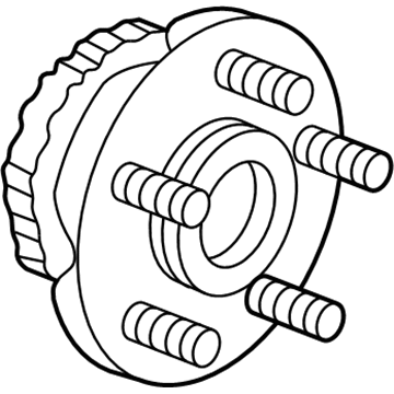 Ford 6F2Z-1109-A Hub Assembly - Wheel