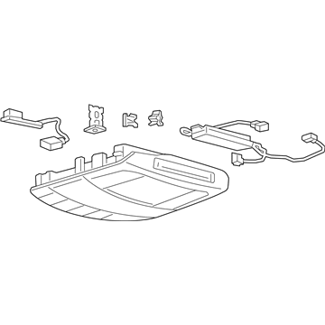 Ford GD9Z-54519A70-EK CONSOLE ASY - OVERHEAD