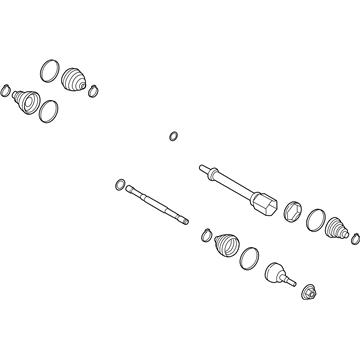 2017 Lincoln MKC Axle Shaft - EJ7Z-3B436-D