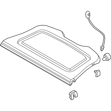 Ford BM5Z-5846668-AC Panel Assembly - Rear Package Tray