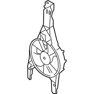 Ford Engine Cooling Fan - H1BZ-8C607-A