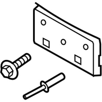 Ford GJ5Z-17A385-AA Bracket - License Plate