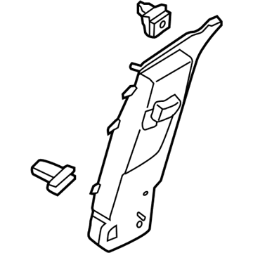 Ford CJ5Z-7824356-AD Trim - "B" Pillar