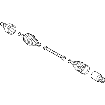 2003 Ford Escape Axle Shaft - YL8Z-3A427-BA