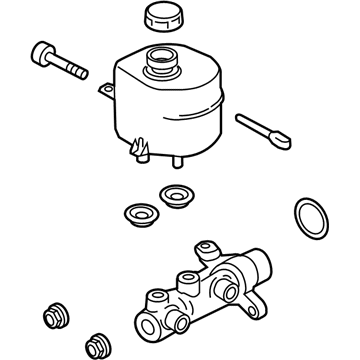 Ford F-550 Super Duty Brake Master Cylinder - HC3Z-2140-C