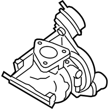 Ford AA5Z-6K682-B Turbocharger Assembly
