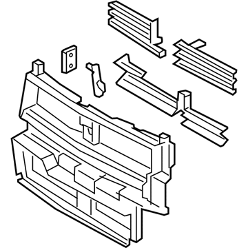 Ford HP5Z-8475-A Shutter Assembly - Radiator Control