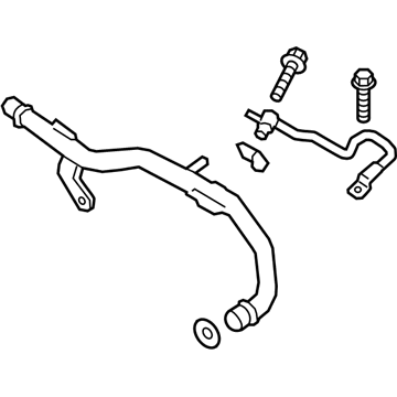 Ford KB3Z-8592-A CONNECTION - WATER OUTLET