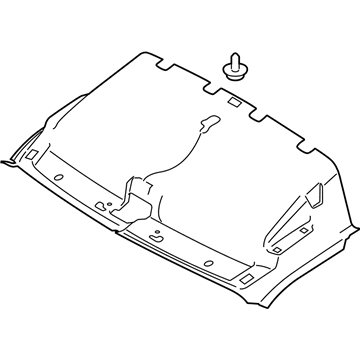 Ford CK4Z-6151916-AF Panel Assembly - Roof Trim - Side F