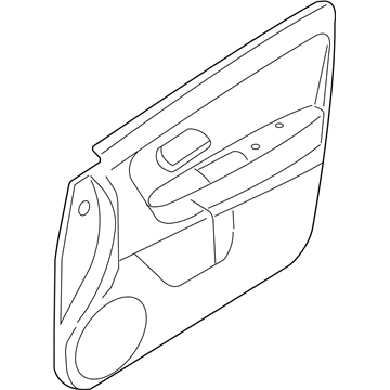 Ford 5E6Z-7823942-CAB Panel - Door Trim - Lower