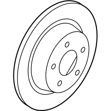 Ford Transit Connect Brake Disc - KV6Z-2C026-A