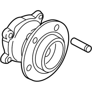 Ford KV6Z-1109-A HUB ASY - WHEEL