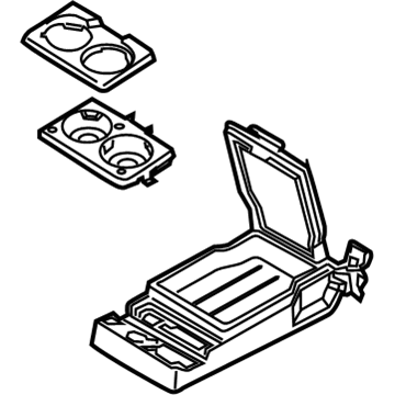 Ford DP5Z-5467112-DA Armrest Assembly