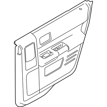 Ford 9A8Z-7427407-AA Trim - Rear Door