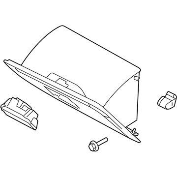 Ford 8S4Z-54060T10-AB Box Assembly - Glove Compartment