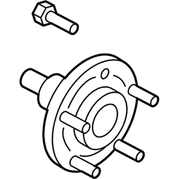 Ford YL8Z-1109-AA Hub Assembly - Wheel