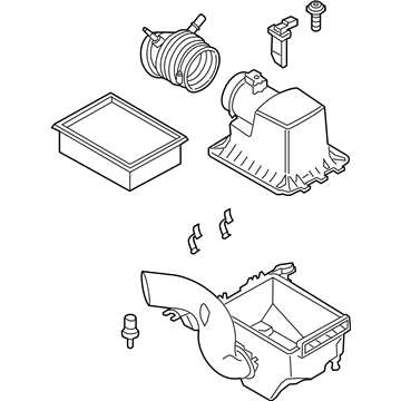 Ford GV6Z-9600-A Cleaner Assembly - Air