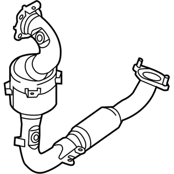 2016 Ford Focus Catalytic Converter - F1FZ-5E212-B