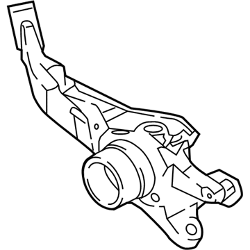 Ford GN1Z-5A968-C KNUCKLE AND HUB ASY