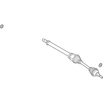 Lincoln Nautilus CV Joint - K2GZ-3B436-C