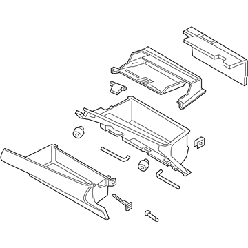 Lincoln Continental Glove Box - GD9Z-5406010-AA