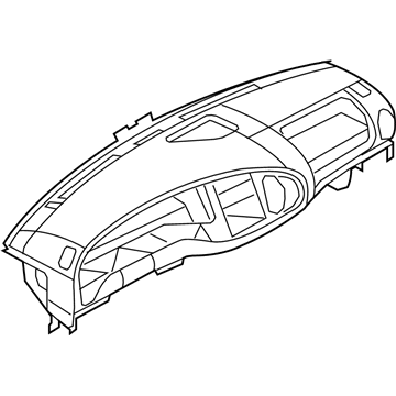 Ford 8C2Z-1504320-AB Panel - Instrument