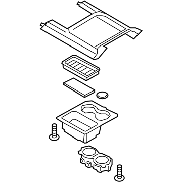 Ford F-350 Super Duty Center Console Base - HC3Z-25045A76-AA