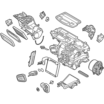 2012 Ford Fiesta Evaporator - AE8Z-19B555-A