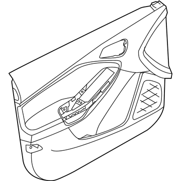 Ford F1EZ-5823943-BA Panel Assembly - Door Trim