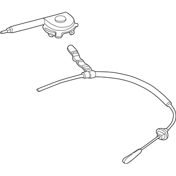 Ford Speedometer Cable - 3F2Z-9A825-AA